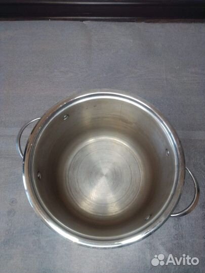 Кастрюля Fissman из нержавеющей стали 8,1 литров