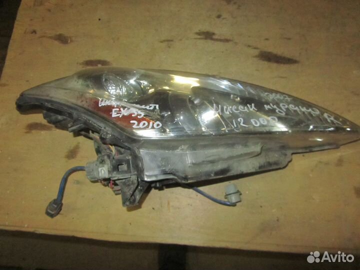 Фара передняя правая ниссан мурано 2007 Murano