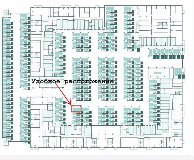 Машиноместо, 13 м²