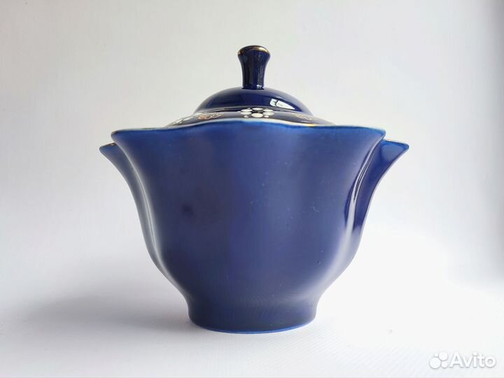 Конфетница СССР кобальт Возрождение