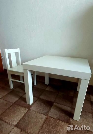Детский стол и стул IKEA
