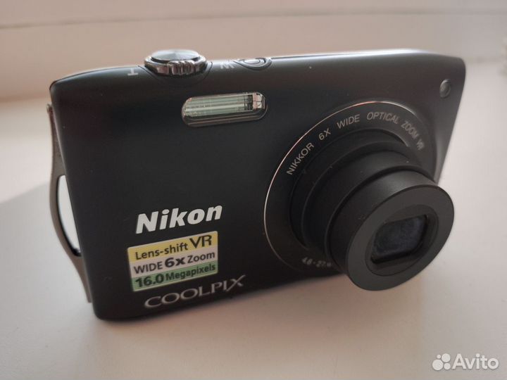 Компактный фотоаппарат nikon coolpix s 3300