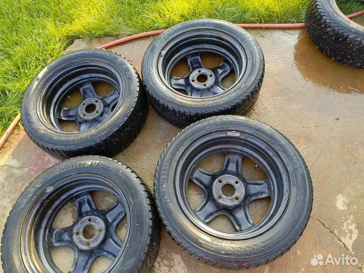 Зимняя резина 205 55 16 диски r16 литые рено