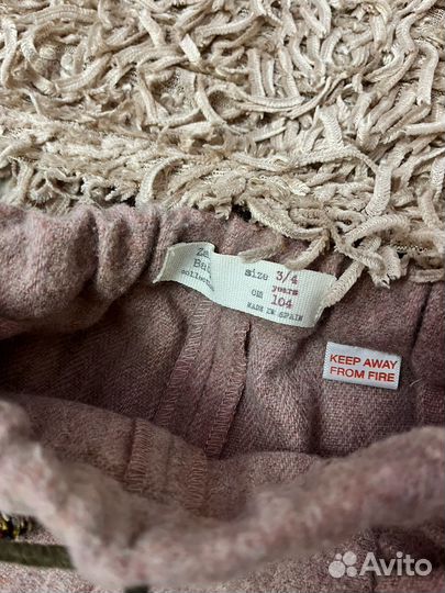 Zara шорты 104, топ zara 110