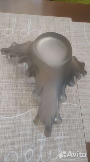 Ваза цветное стекло Чехия