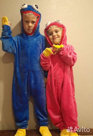 Пижамка кигуруми Хаги Ваги и Киси Миси