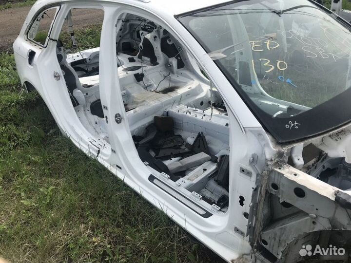 Порог с центральной стойкой правый Audi A4 B8