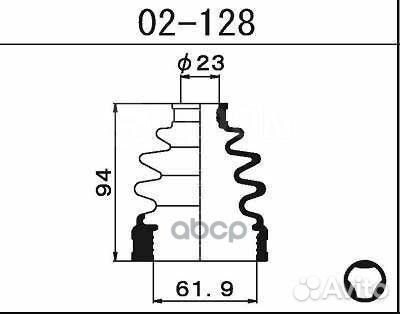 Пыльник шруса внутренний FR hyundai solaris/KIA