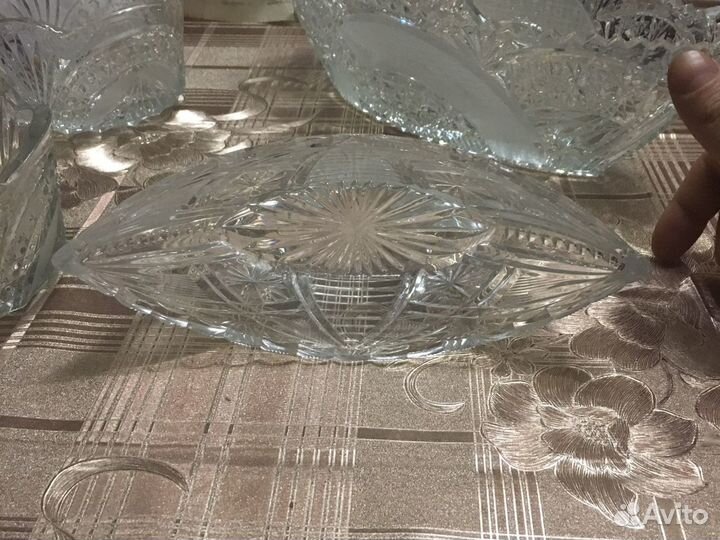 Ваза для фруктов, селедочница,конфетница СССР, хру