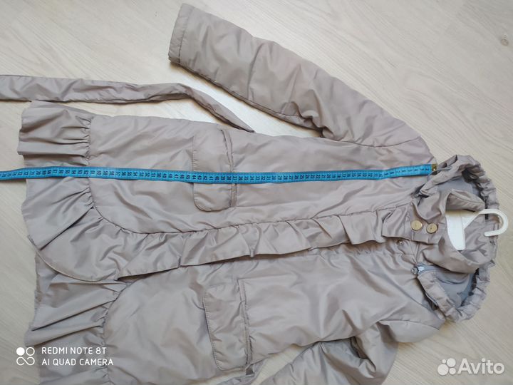 Пальто для девочки р. 134