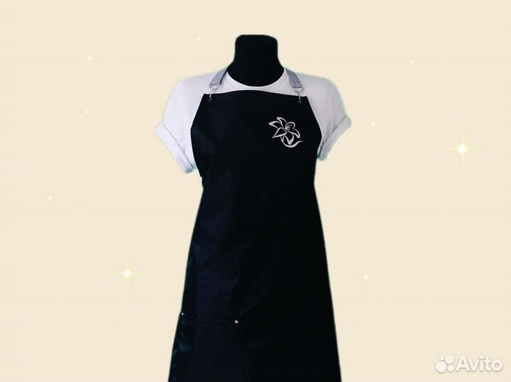 Фартук для флориста с логотипом