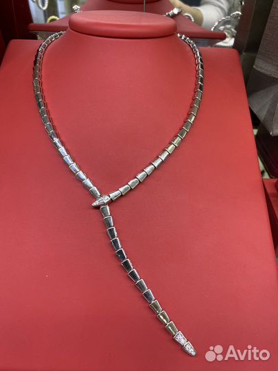 Колье змея bvlgari