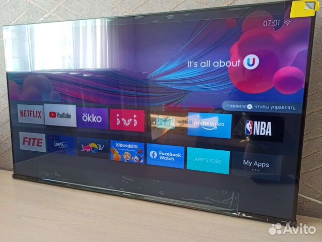 Новый Smart TV qled Hisense 43