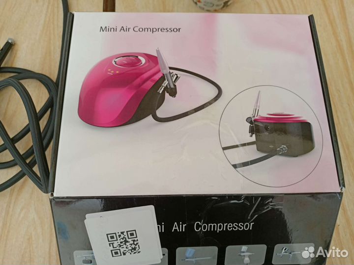 Аэрограф с компрессором для маникюра