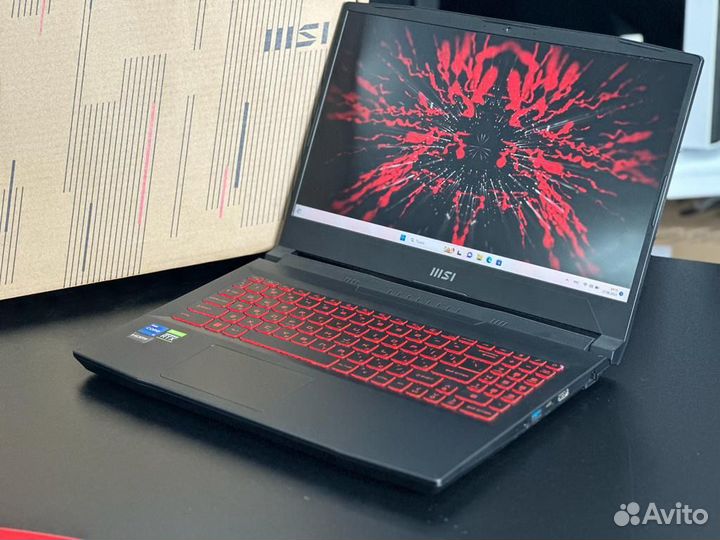 Новый,игровой MSI RTX 3060/i5-12450H/ssd 512