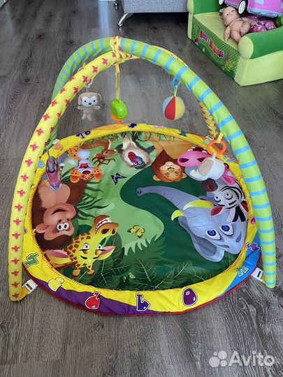 Детский развивающийся коврик
