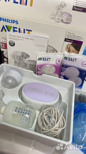 Молокоотсос avent электрический
