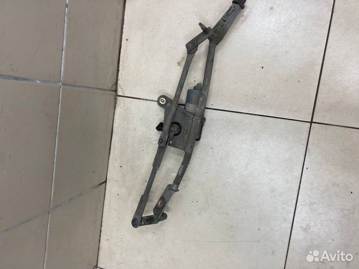 Трапеция стеклоочистителей в сборе с моторчиком