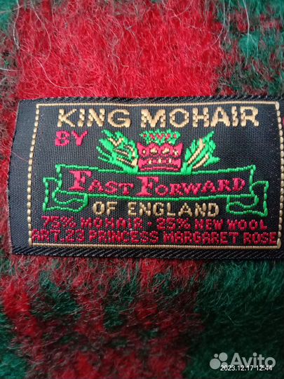 Мужской шарф из мохера Англия