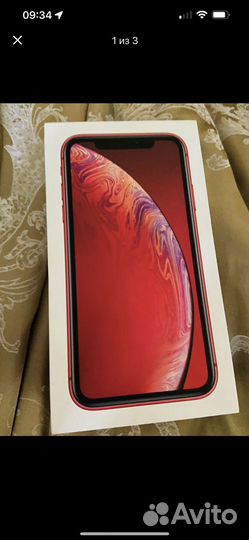 Коробка iPhone xr red /apple watch 3 42mm