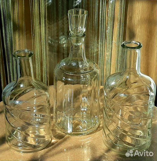 Графины СССР стеклянные