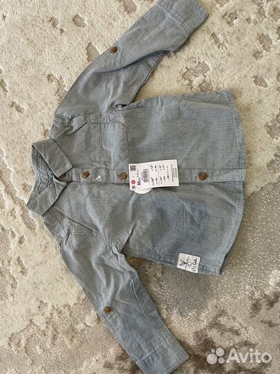 Рубашка новая для мальчика 80