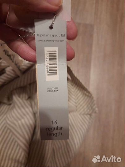 Брюки льняные новые Marks & Spencer