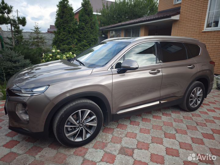 Hyundai Santa Fe 2.4 AT, 2019, 74 000 км