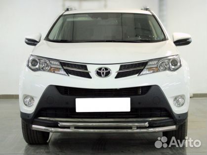 Защита бампера Toyota Rav-4, 2013-2015г.в