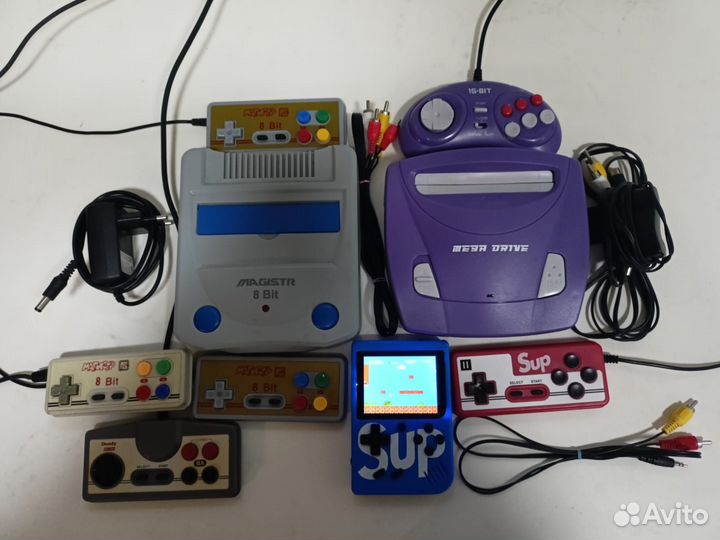 Sega, Dendy, картриджи 90х -00х