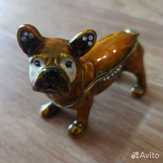 Шкатулка статуэтка Мопс