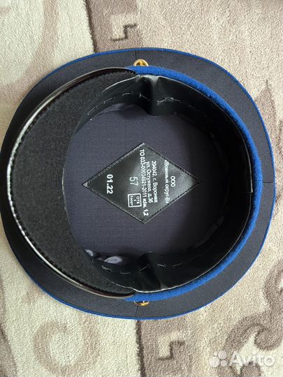 Офицерская фуражка, фурнитура