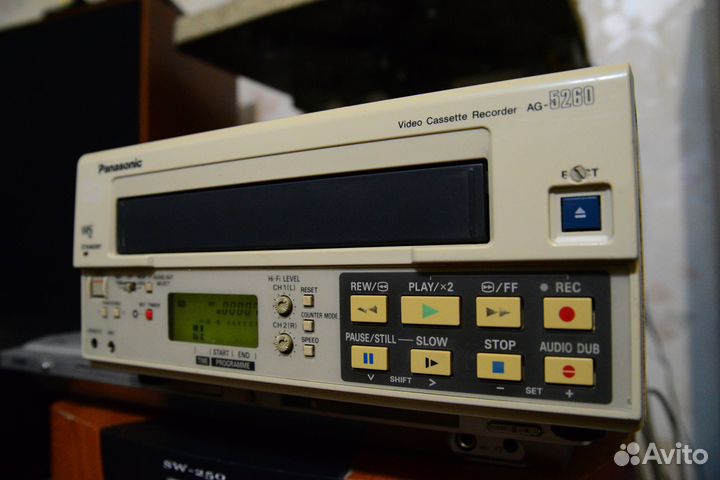 Видеомагнитофон panasonic hi fi стерео AG-5260