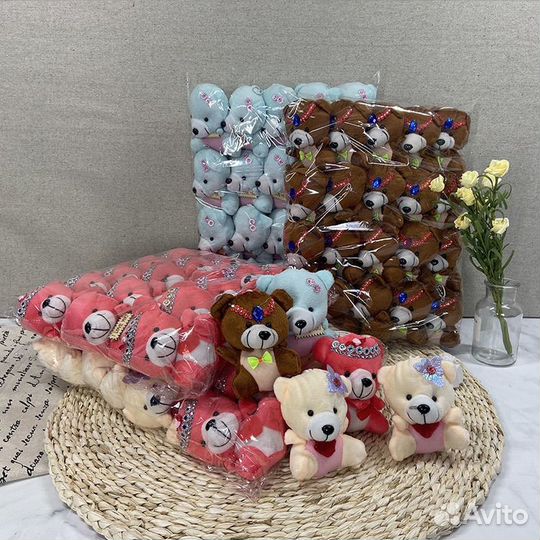 Мягкая игрушка для автоматов, хватаек, 100штук