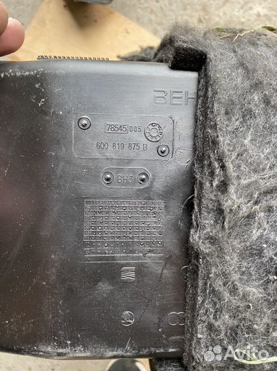 Корпус отопителя салона volkswagen polo 2010