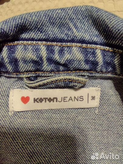 Джинсовая куртка koton
