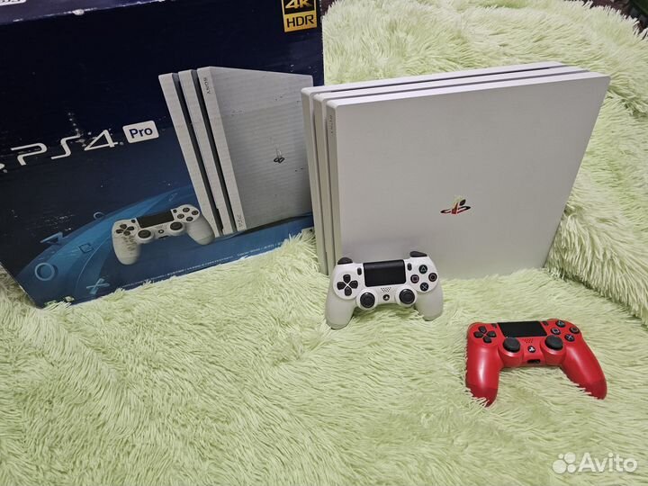 Sony PS4 PRO 1tb white Edition 3 ревизия