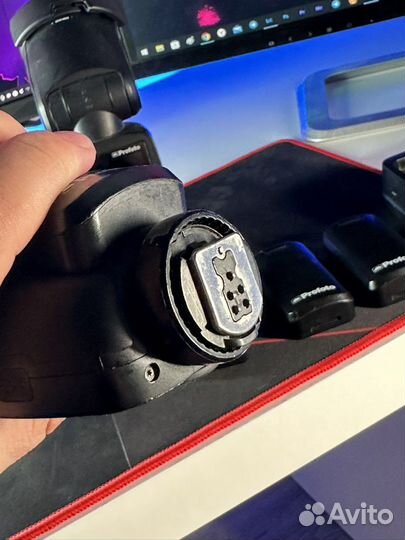 Вспышка для canon prophoto+радиосинхронизатор