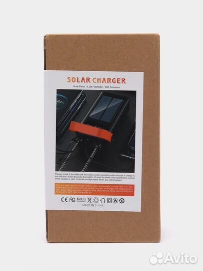 Внешний аккумулятор 100000 mah Солнечная батарея