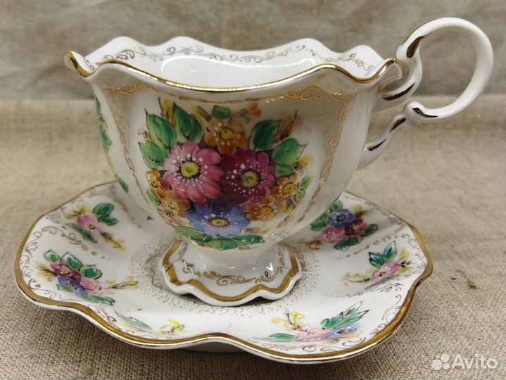 Чайная пара Гжель авт. С. Алёхин