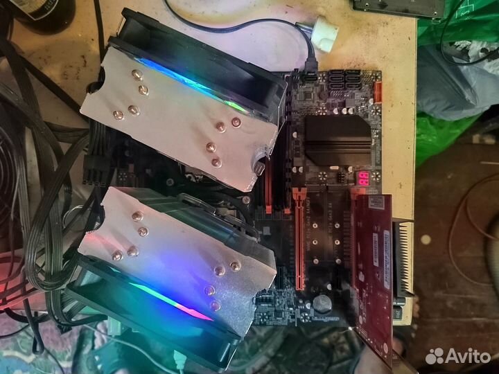 Материнская плата с процессором