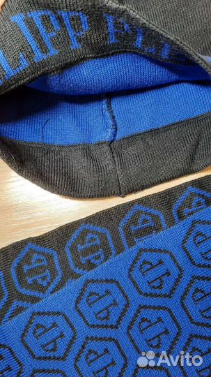 Вязаная шапка мужская