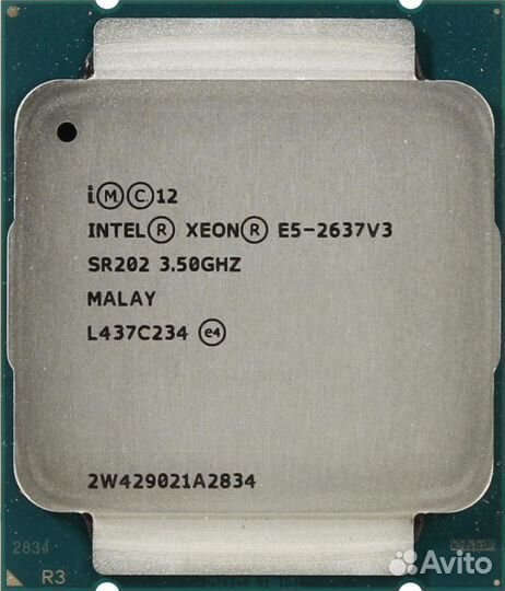 Intel Xeon E5 2637 V3, 3,5 ггц LGA 2011-3