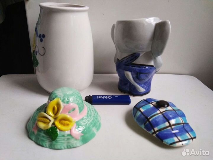 Чайницы кружки поднос вазочки