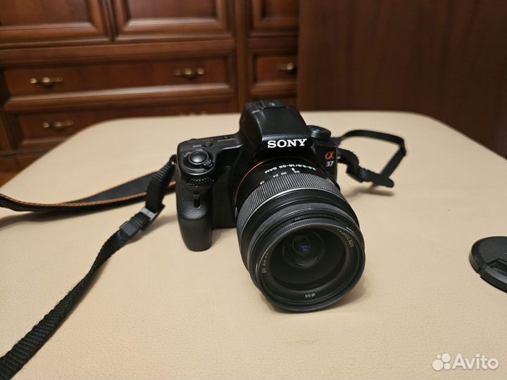 Sony slt a37 кит + вспышка, сумка и аксессуары