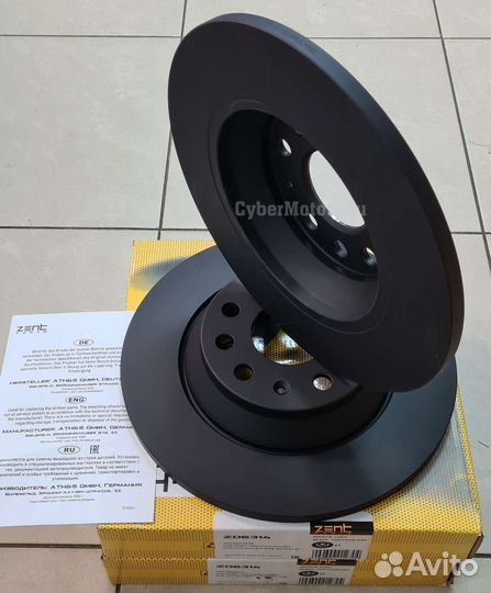 Диск тормозной задний audi Q3/VW passat/tiguan