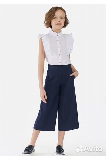 Модные Брюки кюлоты для девочки 152