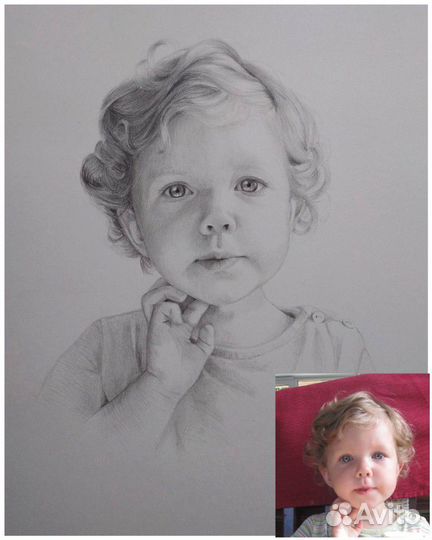Портрет по фото (карандаш)