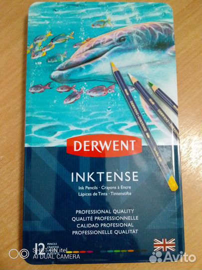 Derwent Inktense 12 коробочка