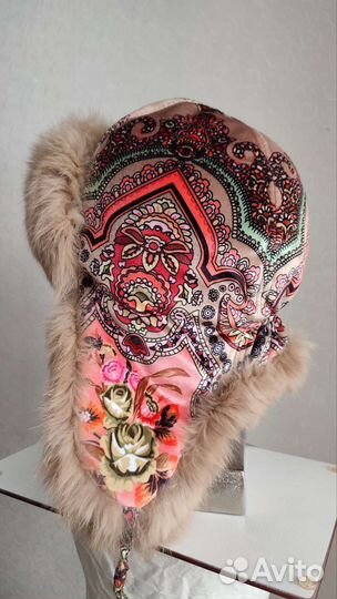 Шапка ушанка женская